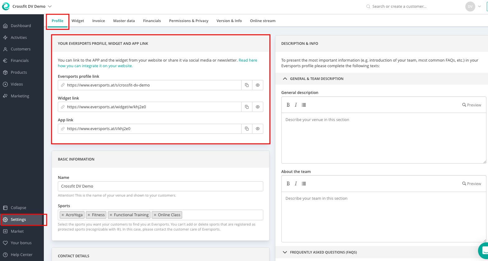 Announce Eversports to your customers via newsletter